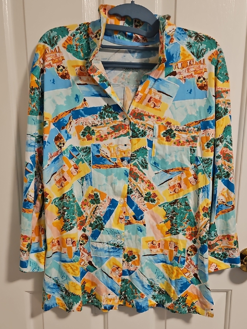 Cuddl Duds Pastel Multicolor Printed Top